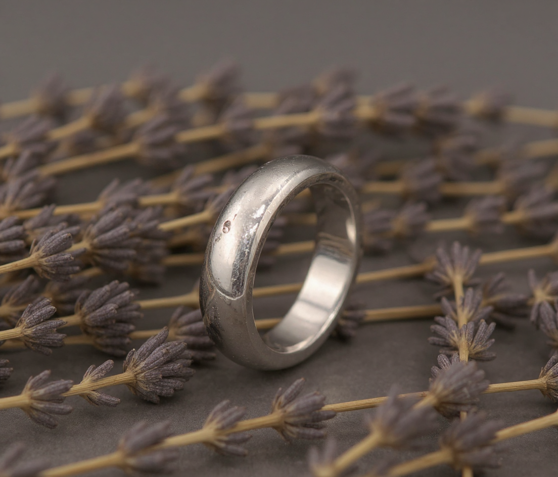 Lifestyle jewelry photography of a woman wearing a ring