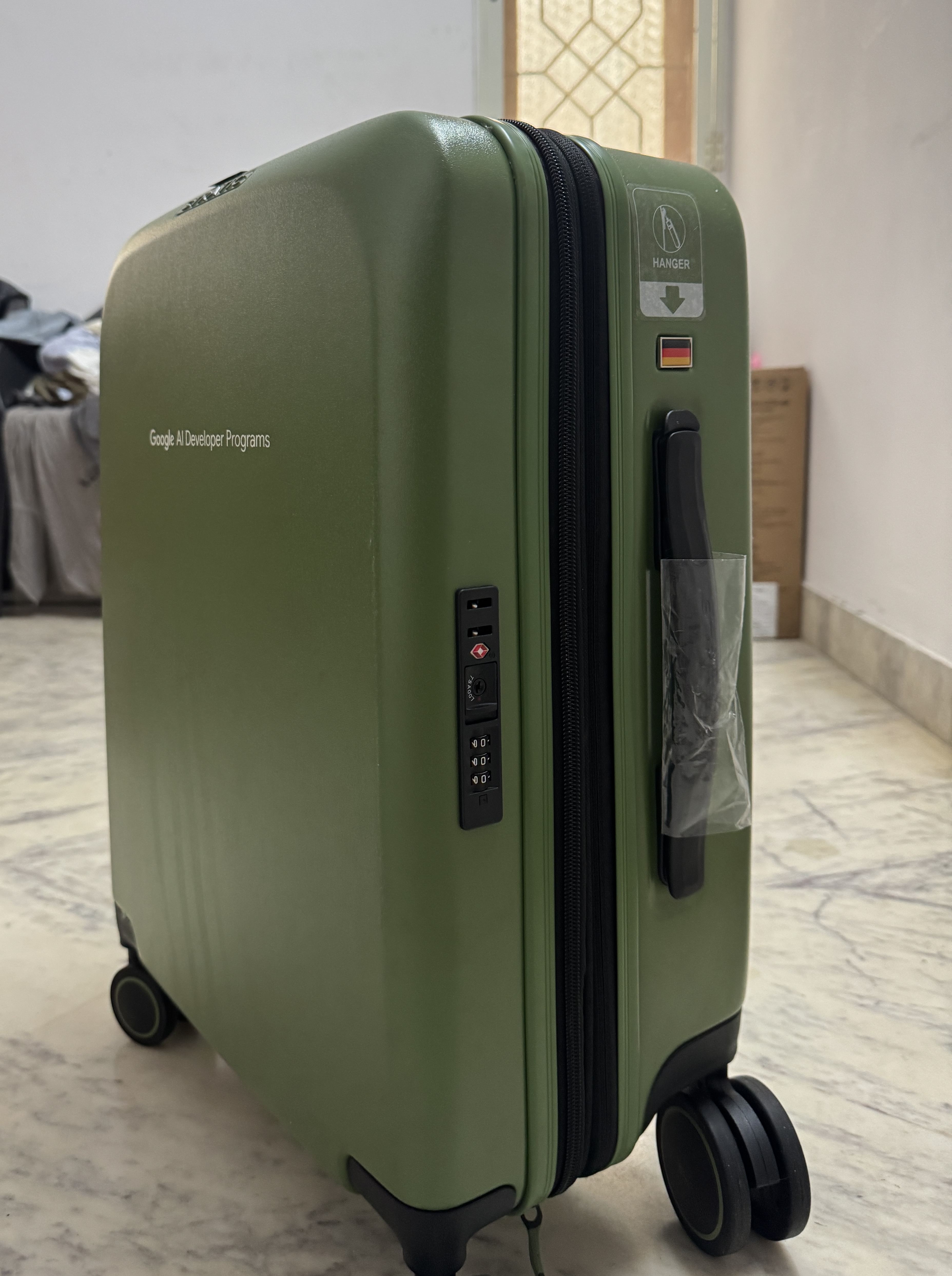 suitcase before